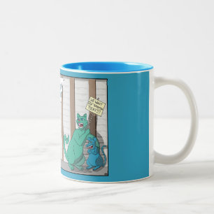 Cider-Barrel-Wahnsinn Comic Zweifarbige Tasse