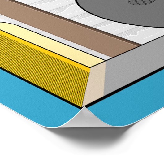 Cider Barrell Follies Comic Poster (Ecke)