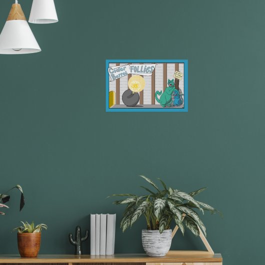 Cider Barrell Follies Comic Poster (Wohnzimmer 1)