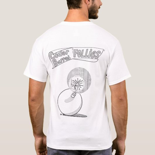 Cider Barrell Follies Comic T-Shirt (Rückseite)