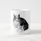 Cider-Night Corgi Jumbo-Tasse (Vorderseite)
