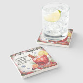 Cider Sangria Recipe Marbella Untersetzer (Seitenansicht)