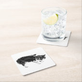 Cider Step Pause Rechteckiger Pappuntersetzer (Vor Ort)