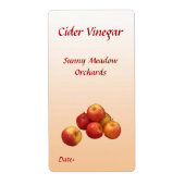 Cider Vinegar Labels (Vorne)
