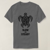 CIDP Turtle Black Slow Steady T-Shirt (Design vorne)