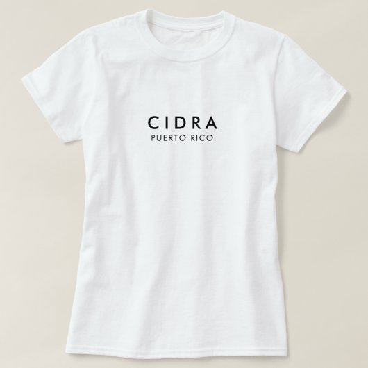 Cidra Puerto Rico T-Shirt (Design vorne)