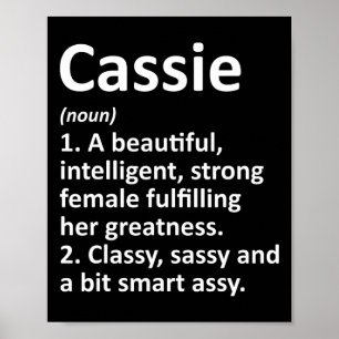 Cie Definition Personalisiert Name Funny Poster