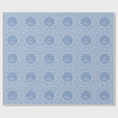 Cielito Lindo 1. Geburtstag Blau Geschenkpapier (Flach)