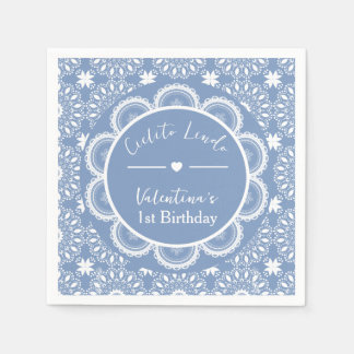 Cielito Lindo 1. Geburtstag Blau Serviette
