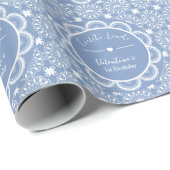 Cielito Lindo 1st Birthday Blue Geschenkpapier (Rolleneckpunkt)