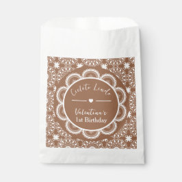 Cielito Lindo 1st Birthday Brown Geschenktütchen