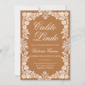 Cielito Lindo Baby, Dusche Einladung (Vorderseite)