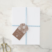 Cielito Lindo Baby Dusche Terracotta Danke Geschenkanhänger (Mit Garn)