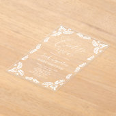 Cielito Lindo Baby Shower Acryleinladungen (Ablage )