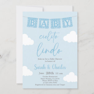 Cielito Lindo Baby Shower Boy Einladung