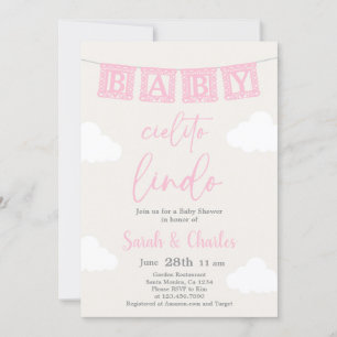 Cielito Lindo Baby Shower Girl Einladung