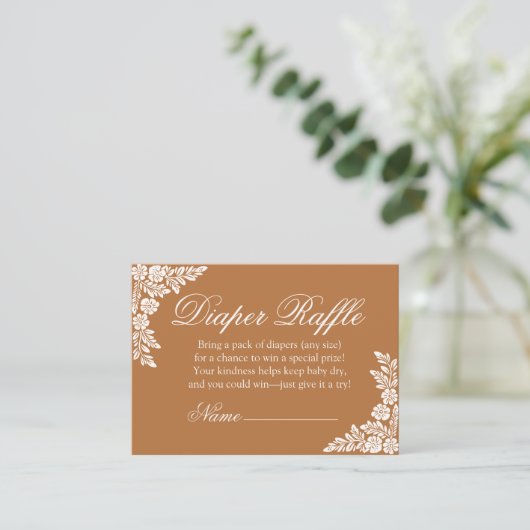 Cielito Lindo Babydusche Windelwanne Begleitkarte (Stehend Vorderseite)