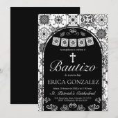 Cielito Lindo Bautizo Talavera Baptism Einladung (Vorne/Hinten)