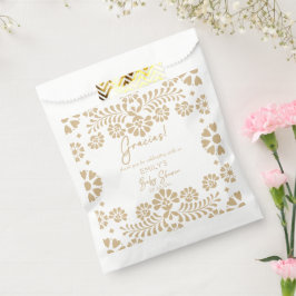 Cielito lindo beige mexikanische Babydusche Geschenktütchen