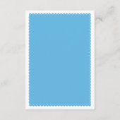 Cielito Lindo Blue Baby Duschbücher für Baby Begleitkarte (Rückseite)