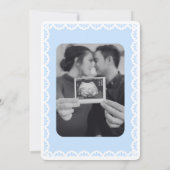 Cielito Lindo Blue Baby Dusche Danke Karte (Rückseite)