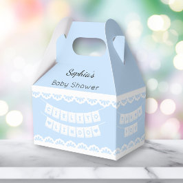 Cielito Lindo Blue Baby Dusche Geschenkschachtel