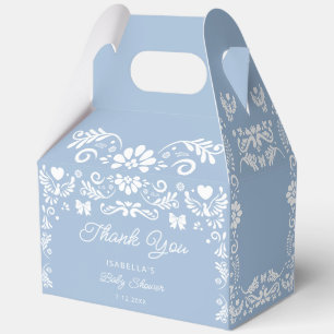 Cielito Lindo Blue Baby Dusche Geschenkschachtel