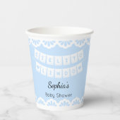 Cielito Lindo Blue Baby Dusche Pappbecher (Vorderseite)