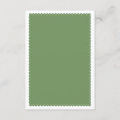 Cielito Lindo grüne Babydusche Bücher für Baby Begleitkarte (Rückseite)