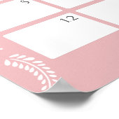 Cielito Lindo Guess the due Date calendar Poster (Ecke)