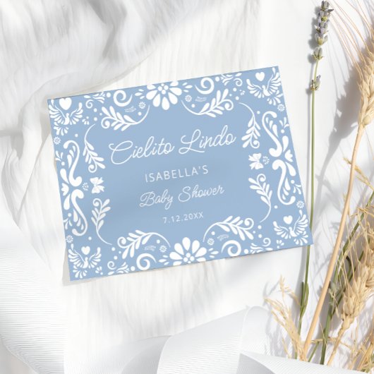 Cielito Lindo Mexican Baby Dusche Danke Karte