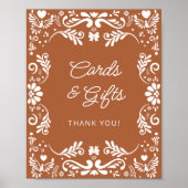 Cielito Lindo Mexican Baby Duschkarten und Geschen Poster (Vorne)