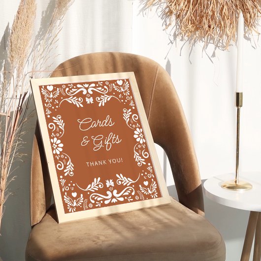 Cielito Lindo Mexican Baby Duschkarten und Geschen Poster