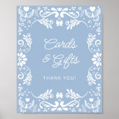 Cielito Lindo Mexican Baby Duschkarten und Geschen Poster (Vorne)