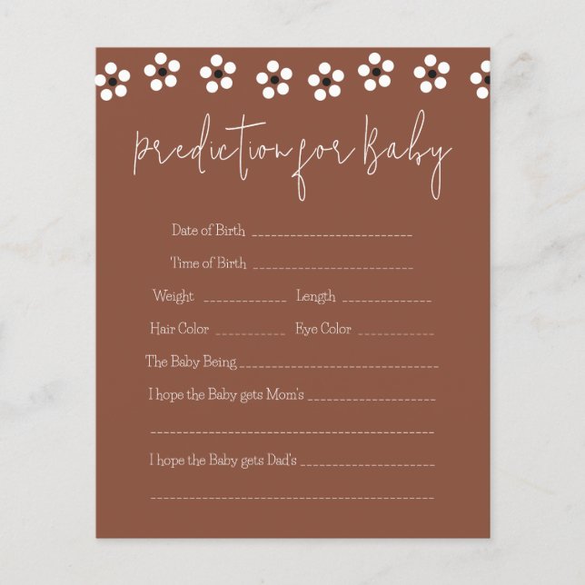 Cielito Lindo Mexican Baby Showcard (Vorderseite)