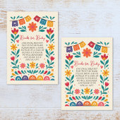 Cielito Lindo Mexican Baby Shower Books for Baby Begleitkarte