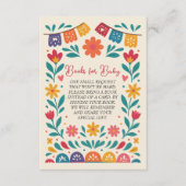 Cielito Lindo Mexican Baby Shower Books for Baby Begleitkarte (Vorderseite)
