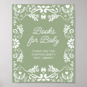 Cielito Lindo Mexican Baby Shower Books for Baby Poster (Vorne)