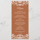 Cielito Lindo Mexican Baby Shower Menu Menükarte (Vorderseite)