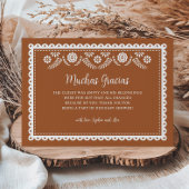 Cielito Lindo Mexican Baby Shower Muchas Gracias Dankeskarte