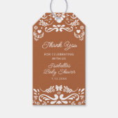 Cielito Lindo Mexican Baby Shower Vielen Dank Geschenkanhänger (Vorderseite)