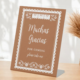 Cielito Lindo Mexican Baby Shower Vielen Dank Sockelschild