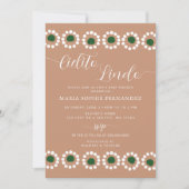 Cielito Lindo Mexican Barro Boho Baby Shower Einladung (Vorderseite)