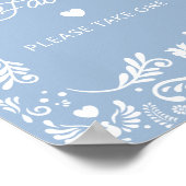 Cielito Lindo Mexican Blue Baby Duwer Favoriten Poster (Ecke)