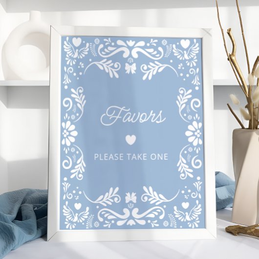 Cielito Lindo Mexican Blue Baby Duwer Favoriten Poster