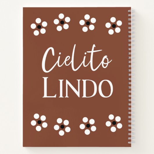 Cielito Lindo Mexican Fiesta Baby Shower Guestbook Notizblock (Rückseite)
