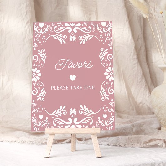 Cielito Lindo Mexican Girl Baby Shower Favoriten Poster