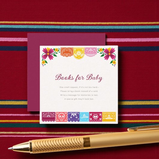 Cielito Lindo Mexican Papel Picado Folk Art Fiesta Begleitkarte