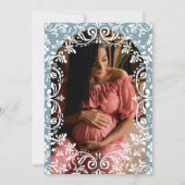 Cielito Lindo Mexican Papel Picado Talavera Einladung (Rückseite)