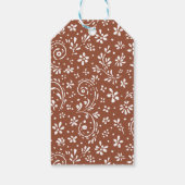 Cielito Lindo Mexican Papel Picado Talavera Geschenkanhänger (Rückseite)